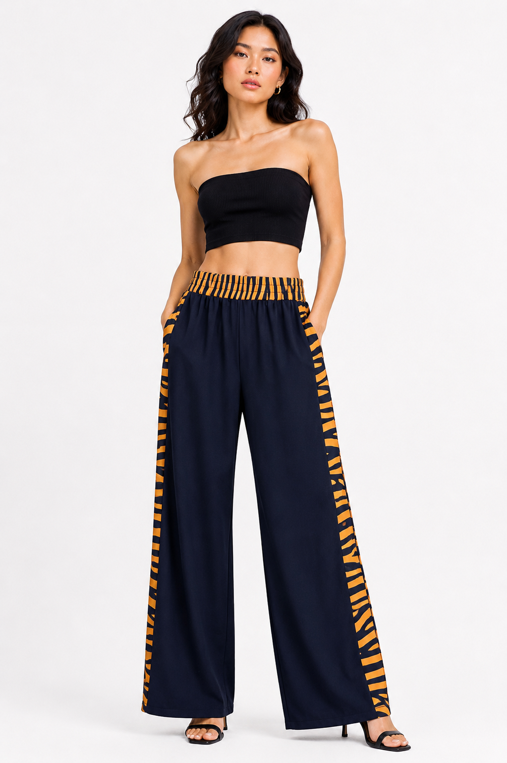 Pantalón Unisex Golden Black Ethnik