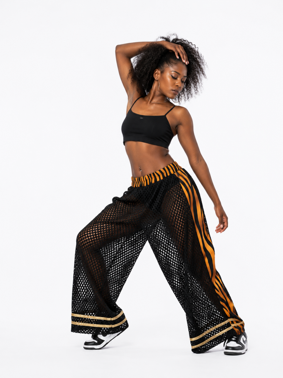 Black Moda Mesh