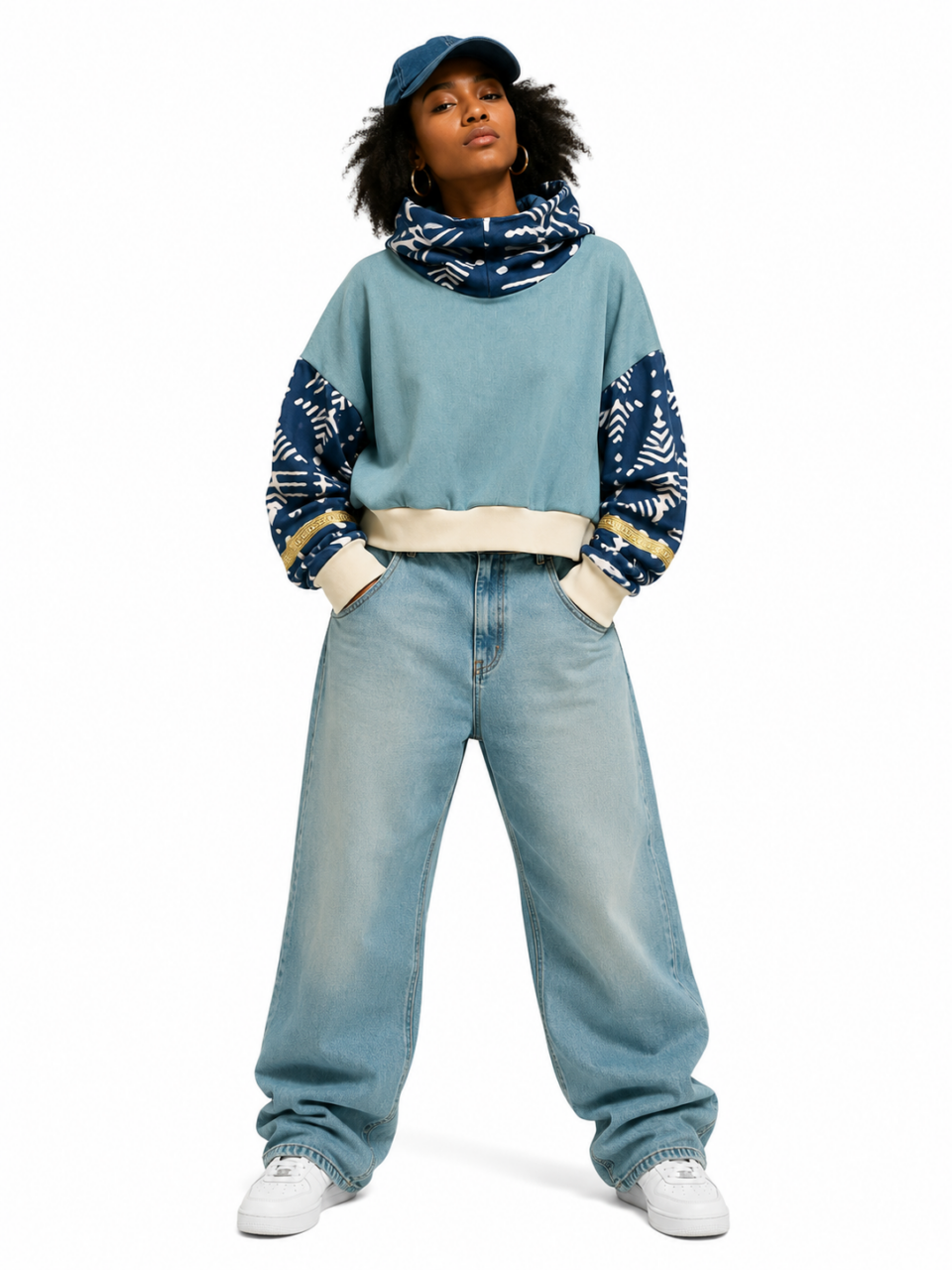 Denim Indigo Blue Bogo
