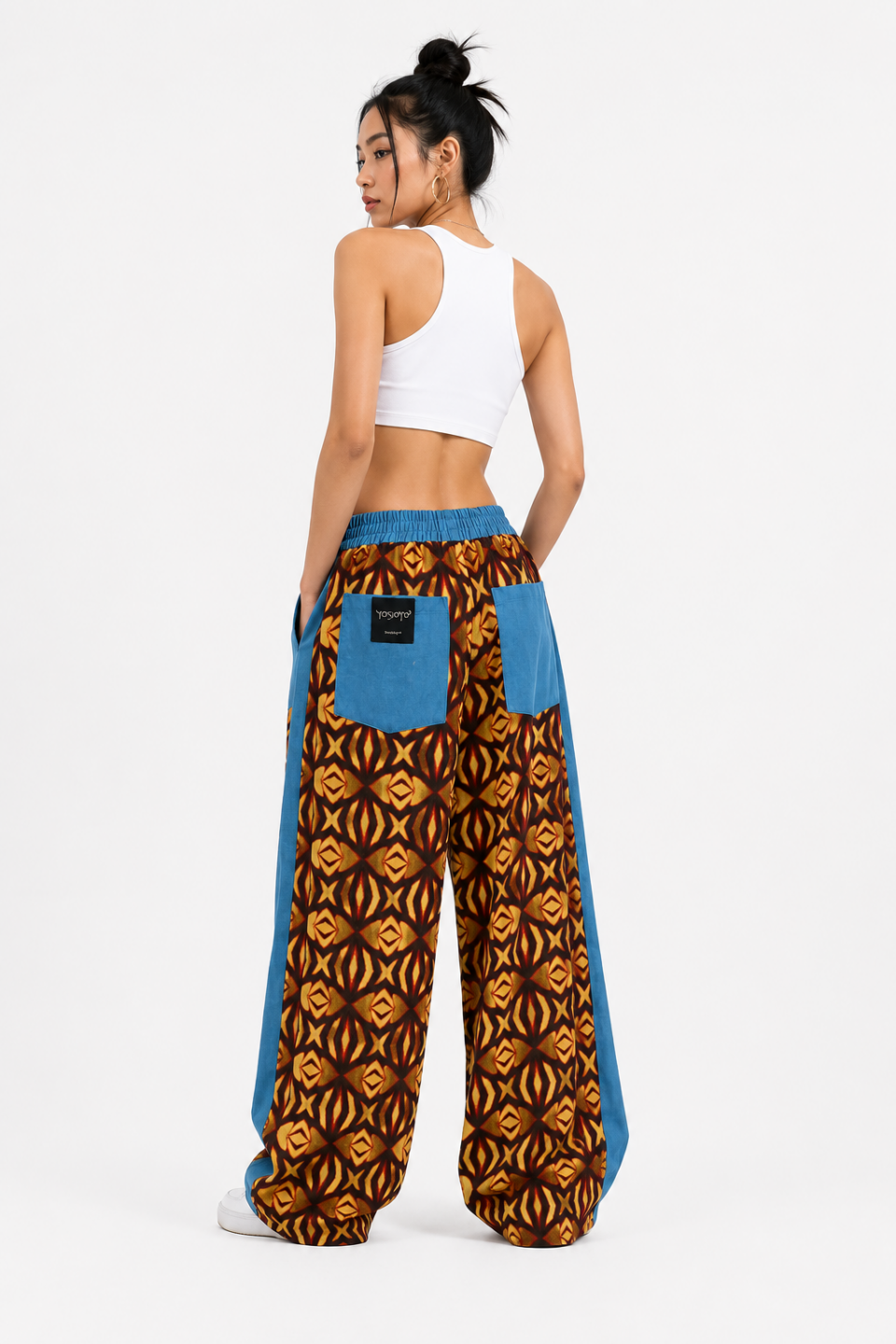 Golden Diamond Denim Reverse