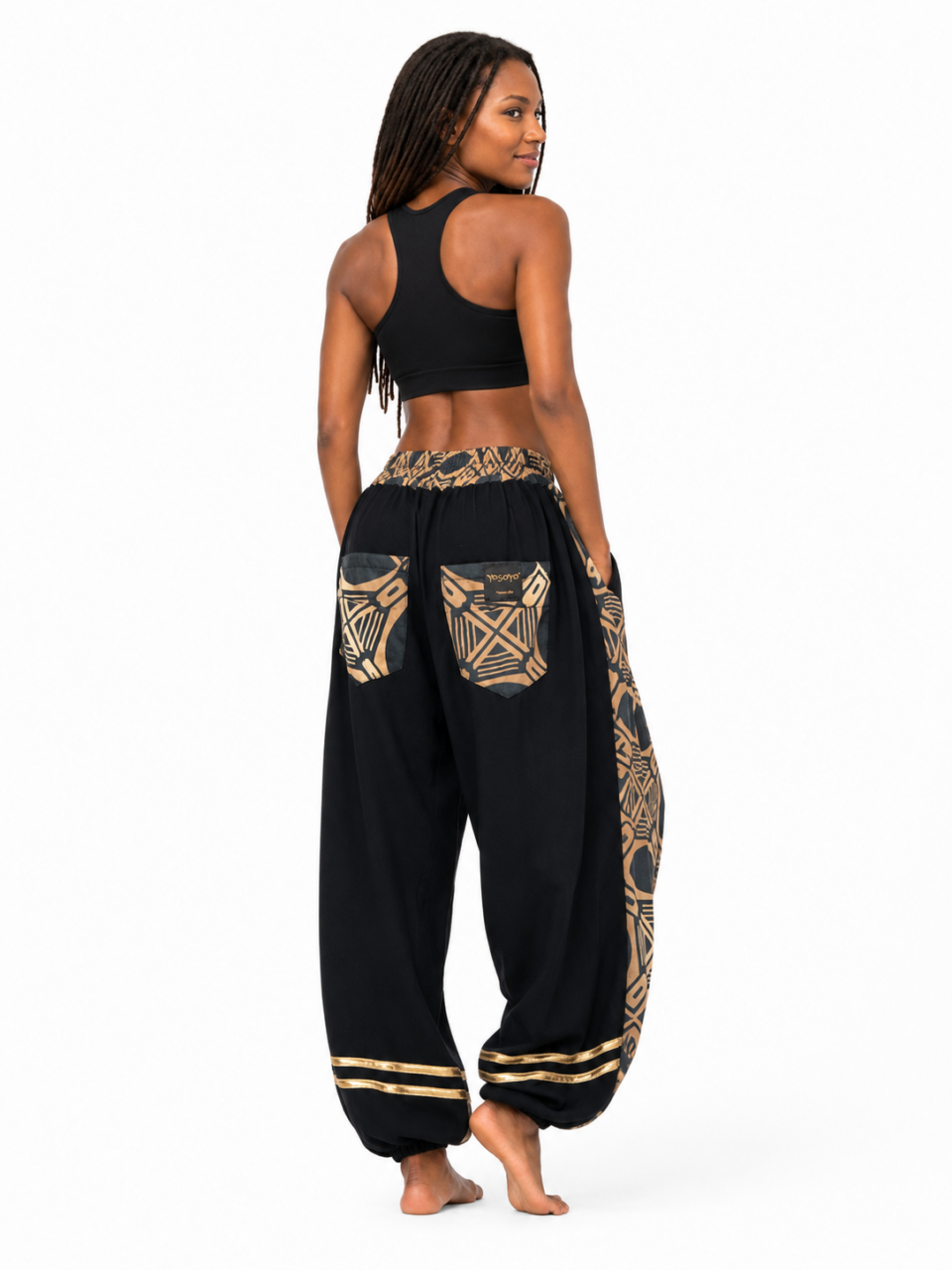 Samurai Baggy Black Tribe Gold